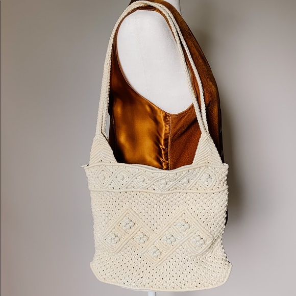 Vintage macrame purse - Picture 4 of 4